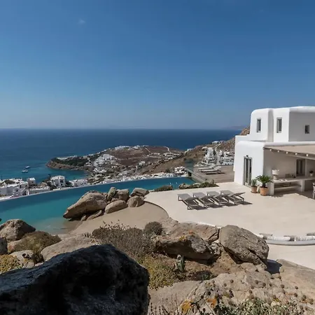 With Stunning View In Mykonos Villa